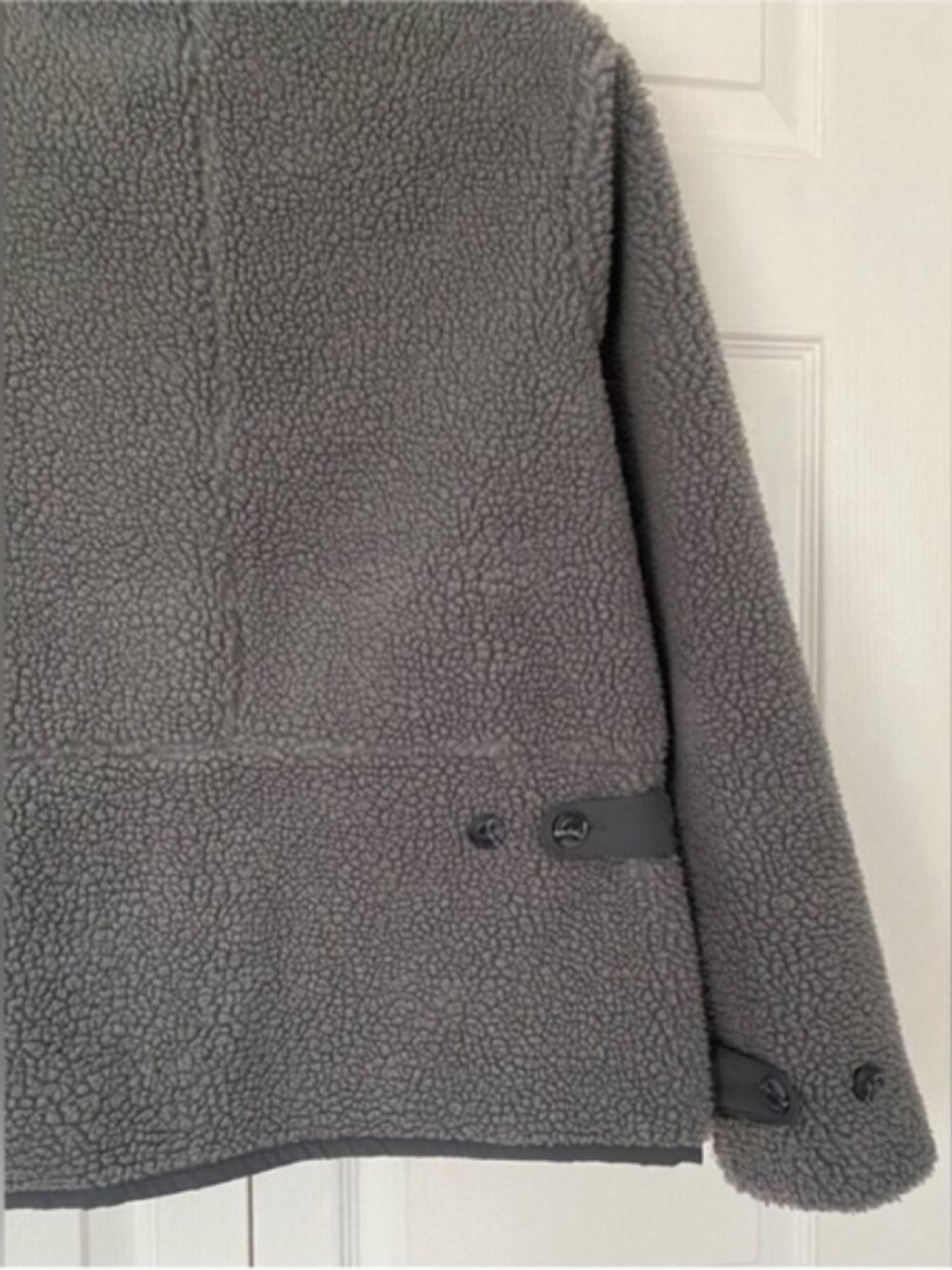 Patagonia Jacket Sharpa Full Zip Divided Sky Fleece Jacket Grey size Small - Picture 9 of 14